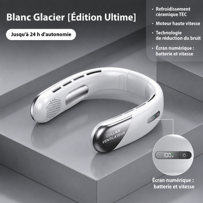 Ventilateur portable sans pales BOREAL AIR™, coloris Glacier White
