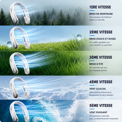 Ventilateur personnel sans pales BOREAL AIR™, idéal été et voyages